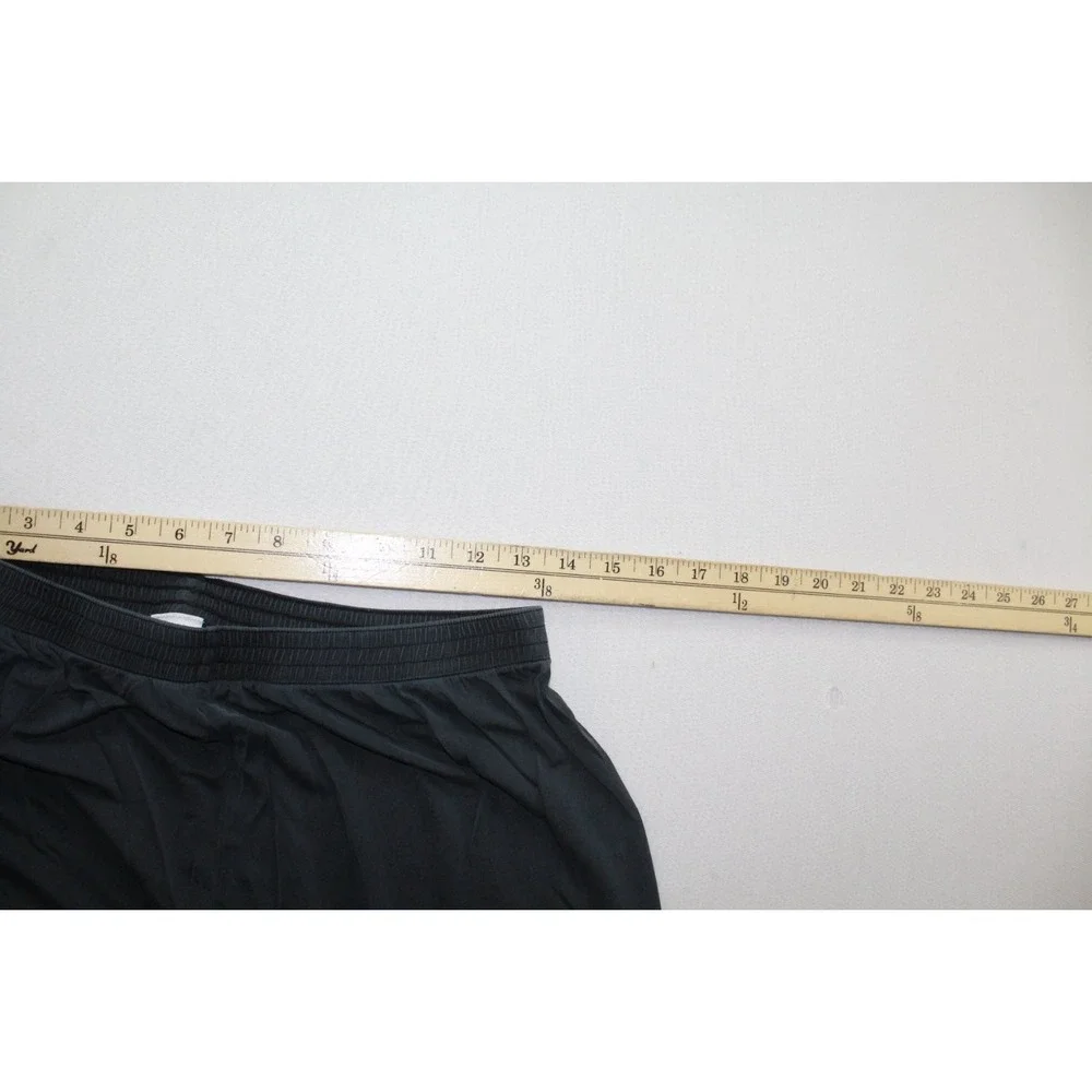 Eddie Bauer Leggings Womens XL Black Ribbed Ankle Cuffs